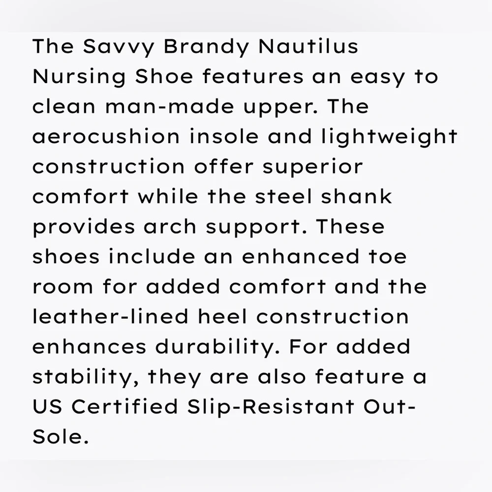 Savvy Brandy Nursing Shoe - Nautilus - Picture 16 of 16